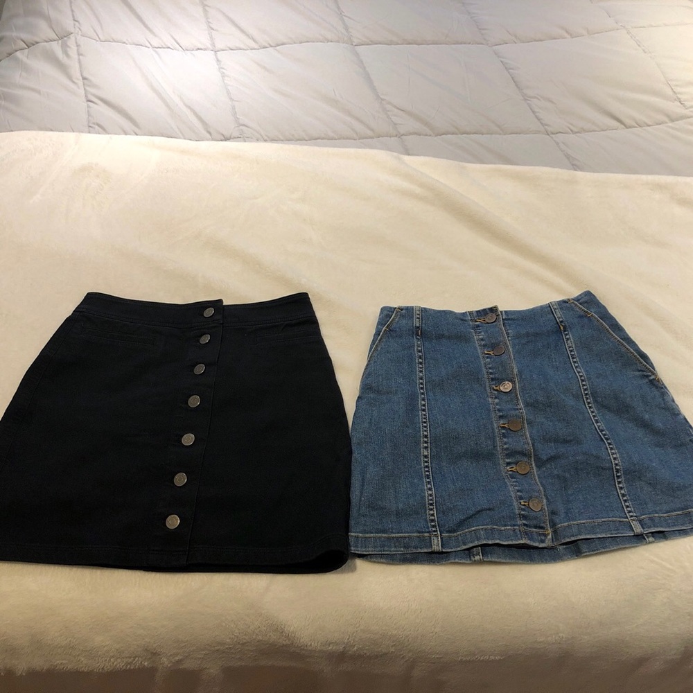 Aritzia denim skirts for sale!